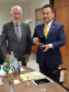 O vice-governador Darci Piana reuniu-se nesta terça-feira (30) com representantes do governo de Hyogo, província japonesa que tem acordo de irmandade com o Paraná, para discutir parcerias na área de infraestrutura, especialmente no setor de bioenergia. O encontro, no Palácio Iguaçu, também tratou do planejamento para a comemoração dos 50 anos de cooperação entre os dois estados, que será celebrada em 2020.Foto: Vive-governadoria