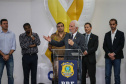 Começou oficialmente nesta quinta-feira (2), em todo o Paraná, a campanha Maio Amarelo, que visa diminuir o número de acidentes no trânsito e preservar a vida. Este ano, o tema é “Maio Amarelo - no trânsito, o sentido é a vida”, e apela para o poder das crianças em influenciar o comportamento dos pais. O vice-governador Darci Piana participou do lançamento, realizado no auditório da Polícia Rodoviária Federal (PRF), em Curitiba. Foto: Geraldo Bubniak/ANPr