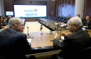   O embaixador também reuniu-se com representantes das secretarias e órgãos estaduais, que mostraram as potencialidades do Paraná, especial nas produções agropecuária e industrial. Foto:Jaelson Lucas / ANPr