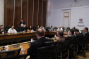 Representantes do Governo do Estado, da Assembleia Legislativa e de sindicatos de servidores públicos realizaram nesta sexta-feira (03) da primeira reunião de trabalho da comissão permanente criada para debater as demandas do funcionalismo estadual.
Foto Gilson Abreu/ANPr