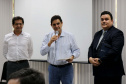 Os servidores do Instituto Paranaense de Desenvolvimento Educacional (Fundepar) iniciaram nesta segunda-feira (6), em Curitiba, as atividades da Semana Estudo e Planejamento: Aprendizagem 2019.Na foto, o superintendente da Paranaeducação, Claudio Palozi, o diretor-presidente do Instituto Paranaense de Desenvolvimento Educacional - Fundepar, José Maria Ferreira e o controlador-geral do Estado, Raul Clei Coccaro Siqueira. Foto: Divulgação/Fundepar