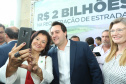O governador Carlos Massa Ratinho Junior lançou, nesta terça-feira (07), o Programa de Revitalização das Estradas, que vai beneficiar todas as regiões do Paraná. Foto: Rodrigo Felix Leal/ANPr