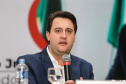 O governador Carlos Massa Ratinho Junior participa de reunião com associados do Sinduscon-PR.   Curitiba, 07/05/2019 -  Foto: Geraldo Bubniak/ANPr