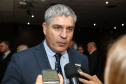 O governador Carlos Massa Ratinho Junior participa de reunião com associados do Sinduscon-PR.   Curitiba, 07/05/2019 -  Foto: Geraldo Bubniak/ANPr