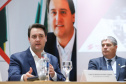 O governador Carlos Massa Ratinho Junior participa de reunião com associados do Sinduscon-PR nesta terça-feira (7) apresentando um balanço dos 120 dias de gestão do Estado. Curitiba, 07/05/2019 - Foto: Rodrigo Felix Leal/ANPr