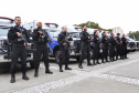 O governador Carlos Massa Ratinho Junior entregou nesta quarta-feira armas, rádios comunicadores e veículos de escolta ao Departamento Penitenciário do Paraná (Depen). O objetivo é equipar e modernizar o sistema prisional do Estado. Curitiba, 08/05/2019. Foto: José Fernando Ogura/ANPr