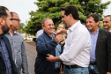 O governador Carlos Massa Ratinho Junior lança o programa Escola Segura. Foz do Iguaçu, 09/05/2019 - Foto: Geraldo Bubniak/ANPr