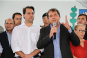 O governador Carlos Massa Ratinho Junior lança o programa Escola Segura. Foz do Iguaçu, 09/05/2019 - Foto: Geraldo Bubniak/ANPr
