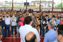 O governador Carlos Massa Ratinho Junior lança o programa Escola Segura. Foz do Iguaçu, 09/05/2019 - Foto: Geraldo Bubniak/ANPr