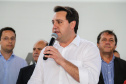 O governador Carlos Massa Ratinho Junior lança o programa Escola Segura. Foz do Iguaçu, 09/05/2019 - Foto: Geraldo Bubniak/ANPr