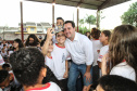 O governador Carlos Massa Ratinho Junior lança o programa Escola Segura. Foz do Iguaçu, 09/05/2019 - Foto: Geraldo Bubniak/ANPr