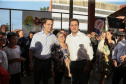 O governador Carlos Massa Ratinho Junior lança o programa Escola Segura. Foz do Iguaçu, 09/05/2019 - Foto: Geraldo Bubniak/ANPr