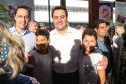 O governador Carlos Massa Ratinho Junior lança o programa Escola Segura. Foz do Iguaçu, 09/05/2019 - Foto: Geraldo Bubniak/ANPr