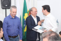 O governador Carlos Massa Ratinho Junior lançou nesta quinta-feira (16) o Parque Tecnológico do Instituto de Tecnologia do Paraná (Tecpar) em Maringá, no Noroeste do Paraná. Durante reunião do secretariado realizada na Expoingá, o governador assinou o edital de chamamento de empresas de base tecnológica para o local. Foto: Rodrigo Felix Leal/ANPr