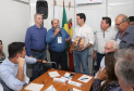 O governador Carlos Massa Ratinho Junior lançou nesta quinta-feira (16) o Parque Tecnológico do Instituto de Tecnologia do Paraná (Tecpar) em Maringá, no Noroeste do Paraná. Durante reunião do secretariado realizada na Expoingá, o governador assinou o edital de chamamento de empresas de base tecnológica para o local. Foto: Rodrigo Felix Leal/ANPr