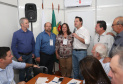 O governador Carlos Massa Ratinho Junior lançou nesta quinta-feira (16) o Parque Tecnológico do Instituto de Tecnologia do Paraná (Tecpar) em Maringá, no Noroeste do Paraná. Durante reunião do secretariado realizada na Expoingá, o governador assinou o edital de chamamento de empresas de base tecnológica para o local. Foto: Rodrigo Felix Leal/ANPr