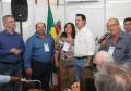O governador Carlos Massa Ratinho Junior lançou nesta quinta-feira (16) o Parque Tecnológico do Instituto de Tecnologia do Paraná (Tecpar) em Maringá, no Noroeste do Paraná. Durante reunião do secretariado realizada na Expoingá, o governador assinou o edital de chamamento de empresas de base tecnológica para o local. Foto: Rodrigo Felix Leal/ANPr