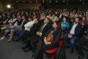 O governador Carlos Massa Ratinho Junior participa da abertura do XXXV Congresso Estadual de Secretários Municipais de Saúde do Paraná, no Centro Universitário da Fundação Assis Gurgacz (FAG)  em Cascavel nesta quinta-feira (23).   Cascavel, 23/05/2019 -  Foto: Geraldo Bubniak/ANPr