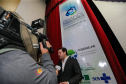 O governador Carlos Massa Ratinho Junior participa da abertura do XXXV Congresso Estadual de Secretários Municipais de Saúde do Paraná, no Centro Universitário da Fundação Assis Gurgacz (FAG)  em Cascavel nesta quinta-feira (23).   Cascavel, 23/05/2019 -  Foto: Geraldo Bubniak/ANPr