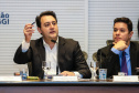 Governador Carlos Massa Ratinho Júnior, durante reunião com a equipe de governo. - Curitiba, 29/05/2019 -Foto: Geraldo Bubniak/ANPr