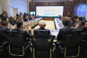 Representantes do Governo do Estado se reuniram nesta quarta-feira (29) com os deputados da base de apoio para apresentar a primeira versão do Banco de Projetos, que vai destinar R$ 375 milhões para licitar projetos executivos de grandes obras estruturais em todas as regiões do Estado. O chefe da Casa Civil, Guto Silva, coordenou a reunião  -  Curitiba, 29/05/2019  -  Foto: José Fernando Ogura/ANPr