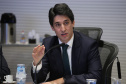 Representantes do Governo do Estado se reuniram nesta quarta-feira (29) com os deputados da base de apoio para apresentar a primeira versão do Banco de Projetos, que vai destinar R$ 375 milhões para licitar projetos executivos de grandes obras estruturais em todas as regiões do Estado. O chefe da Casa Civil, Guto Silva, coordenou a reunião  -  Curitiba, 29/05/2019  -  Foto: José Fernando Ogura/ANPr