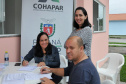 Dezessete famílias de Paranaguá receberam nesta quarta-feira (29) as chaves da casa própria. A partir de agora elas residem no Moradias Porto Seguro I, empreendimento que recebeu cerca de R$ 1,2 milhão de investimento, recursos financiados pelo Governo do Estado, por meio da Companhia de Habitação do Paraná (Cohapar). Foto:Bianca Breus / Cohapar
