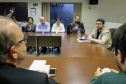 A diretoria-executiva dos Portos do Paraná debateu nesta sexta-feira (31) a retomada de investimentos no Porto de Antonina. Equipes das diretorias de engenharia, meio ambiente, empresarial, administrativa-financeira e jurídica visitaram a sede Barão de Teffé e o Terminal Portuário Ponta do Felix (TPPF). Foto; APPA
