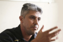 Sargento Maurício Fogaça, tese de mestrado sobre drogas.Curitiba, 31-05-19.Foto: Arnaldo Alves / ANPr.