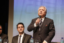 O governador Carlos Massa Ratinho Junior, participa das comemorações dos 72 anos do Tribunal de Contas do Estado. Presentes: ministro do Desenvolvimento Regional, Gustavo Canuto; entre outras autoridades.Curitiba, 03-06-19.Foto: Arnaldo Alves / ANPr.