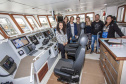 Durante todo o mês de junho, o Porto de Paranaguá vai receber o navio de ensino Ciências do Mar I, da Universidade Federal do Rio Grande do Sul. A embarcação está a serviço dos cursos de Ciências do Mar da Região Sul do Brasil e atenderá alunos do Centro de Estudos do Mar, da Universidade Federal do Paraná (UFPR), e da Universidade Estadual do Oeste do Paraná (Unioeste). Foto: Claudio Neves/APPA