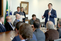 O governador Carlos Massa Ratinho Jr assinou autorização para contratação de empresa especializada em engenharia portuária para execução das obras de recuperação do Píer Público de Inflamáveis do Porto de Paranaguá.Foto Gilson Abreu/ANPr