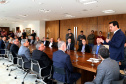 O governador Carlos Massa Ratinho Jr assinou autorização para contratação de empresa especializada em engenharia portuária para execução das obras de recuperação do Píer Público de Inflamáveis do Porto de Paranaguá.Foto Gilson Abreu/ANPr