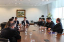 O governador Carlos Massa Ratinho Junior conheceu nesta quinta-feira (6) uma nova alternativa de energia limpa e mais econômica produzida 100% no Paraná. O diretor-presidente do Centro Internacional de Energias Renováveis – Biogás (CIBiogás), Rodrigo de Almeida Galvão, apresentou, em reunião no Palácio Iguaçu, o biometano, um biocombustível gasoso obtido a partir do processamento do biogás.  Curitiba, 06/06/2019 -Foto: Geraldo Bubniak/ANPr