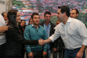 Governador Carlos Massa Ratinho Junior se reúne em Irati com os prefeitos do Centro-Sul do Paraná, e repassa recursos para investimentos em diversos municípios da região. O secretário do Desenvolvimento Urbano e Obras Públicas, João Carlos Ortega, também participa do encontro. - Irati, 07/06/2019 - Foto: Geraldo NBubniak/ANPr