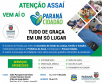 O Paraná Cidadão chega nesta semana ao município de Assaí, no Norte estado. A feira de serviços oferece nesta quarta, quinta e sexta-feira (12, 13 e 14), ações de cidadania, de defesa de direitos e inclusão social.  -  Curitiba, 11/06/2019  -  Foto: Divulgação SEJUF