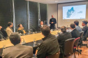 A Administração dos Portos do Paraná vai retomar os estudos para implantação do sistema unificado de identificação, rastreamento e autenticação de mercadorias no Estado. O diretor-presidente Luiz Fernando Garcia participou nesta terça-feira (11) do 3º Workshop Brasil ID Smart Port, na sede do Ministério Público do Estado, em Curitiba.  - Curitiba, 11/06/2019  -  Foto: Cláudio Neves/APPA