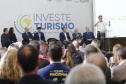 Governador Carlos Massa Ratinho Junior participa do seminário  do programa Investe Turismo, em Foz do Iguaçu. Foto: Arnaldo Alves/ANPr