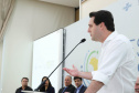 Governador Carlos Massa Ratinho Junior participa do seminário  do programa Investe Turismo, em Foz do Iguaçu. Foto: Rodrigo Felix Leal/ANPr