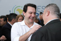 Governador Carlos Massa Ratinho Junior participa do seminário  do programa Investe Turismo, em Foz do Iguaçu. Foto: Rodrigo Felix Leal/ANPr
