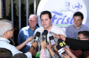 O governador Carlos Massa Ratinho Junior esteve nesta quarta-feira (12) na Digital Agro 2019, em Carambeí, nos Campos Gerais. O evento apresenta e discute as principais novidades tecnológicas para o agronegócio, como a digitalização do campo, automação, robótica, internet das coisas e Big Data. Foto: Rodrigo Felix Leal/ANPr