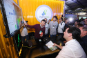 O governador Carlos Massa Ratinho Junior esteve nesta quarta-feira (12) na Digital Agro 2019, em Carambeí, nos Campos Gerais. O evento apresenta e discute as principais novidades tecnológicas para o agronegócio, como a digitalização do campo, automação, robótica, internet das coisas e Big Data. Foto: Rodrigo Felix Leal/ANPr