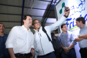 O governador Carlos Massa Ratinho Junior esteve nesta quarta-feira (12) na Digital Agro 2019, em Carambeí, nos Campos Gerais. O evento apresenta e discute as principais novidades tecnológicas para o agronegócio, como a digitalização do campo, automação, robótica, internet das coisas e Big Data. Foto: Rodrigo Felix Leal/ANPr