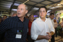 O governador Carlos Massa Ratinho Junior esteve nesta quarta-feira (12) na Digital Agro 2019, em Carambeí, nos Campos Gerais. O evento apresenta e discute as principais novidades tecnológicas para o agronegócio, como a digitalização do campo, automação, robótica, internet das coisas e Big Data. FotoJaelson Lucas/ANPr