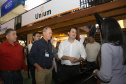O governador Carlos Massa Ratinho Junior esteve nesta quarta-feira (12) na Digital Agro 2019, em Carambeí, nos Campos Gerais. O evento apresenta e discute as principais novidades tecnológicas para o agronegócio, como a digitalização do campo, automação, robótica, internet das coisas e Big Data. FotoJaelson Lucas/ANPr