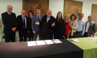 Saneamento avança em Curitiba após novo contrato com a Sanepar. Participantes da cerimônia na prefeitura    -  Curitiba, 13/06/2019  -  Foto: Divulgação Sanepar