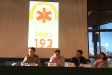 Siate e Samu simulam exercício de atendimento a múltiplas vítimas  -  Curitiba, 14/06/2019  -  Foto:  Divulgação SESA