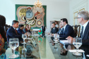 Governador Carlos Massa Ratinho Jr recebe o  embaixador de Bangladesh Zulfiqar Rahman. -  Curitiba,17/06/2019 Foto: Rodrigo Félix Leal/ANPr