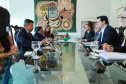 Governador Carlos Massa Ratinho Jr recebe o  embaixador de Bangladesh Zulfiqar Rahman. -  Curitiba,17/06/2019 Foto: Rodrigo Félix Leal/ANPr