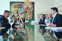 Governador Carlos Massa Ratinho Jr recebe o  embaixador de Bangladesh Zulfiqar Rahman. -  Curitiba,17/06/2019 Foto: Rodrigo Félix Leal/ANPr